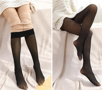 Quần tất lót lông cừu trông tuyệt đối